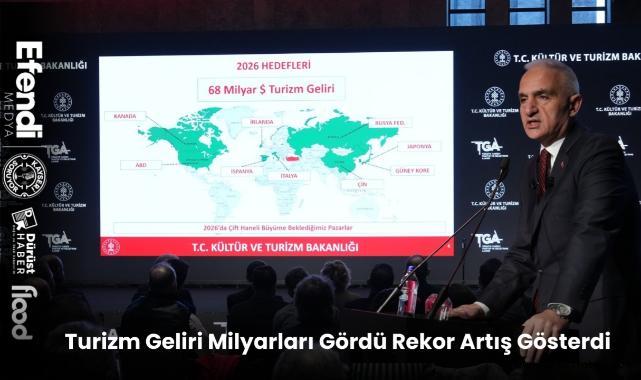 Turizm Geliri Milyarları Gördü Rekor Artış Gösterdi
