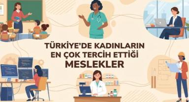 Türkiye'de Kadınların En Çok Tercih Ettiği Meslekler