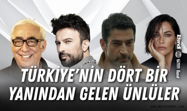 Türkiye'nin Dört Bir Yanından Gelen Ünlüler