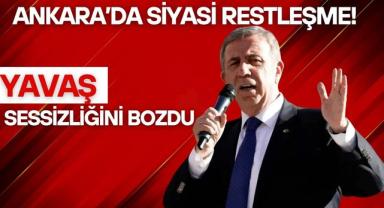 Ankara’da Siyasi Restleşme! Yavaş Sessizliğini Bozdu