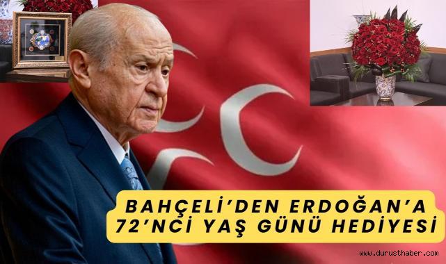 Bahçeli'den Erdoğan'a 72'nci Yaş Günü Hediyesi