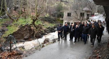 Başkan Büyükkılıç, Yahyalı’daki Sel Hasarını İnceledi