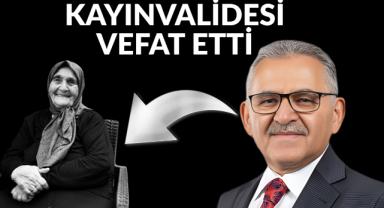Başkan Memduh Büyükkılıç'ın Kayınvalidesi Vefat Etti