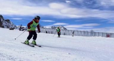 Erciyes'te Erva Sporcuları Anterman Yapıyor