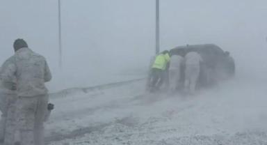 Erciyes Yolu Araçlara Kapatıldı