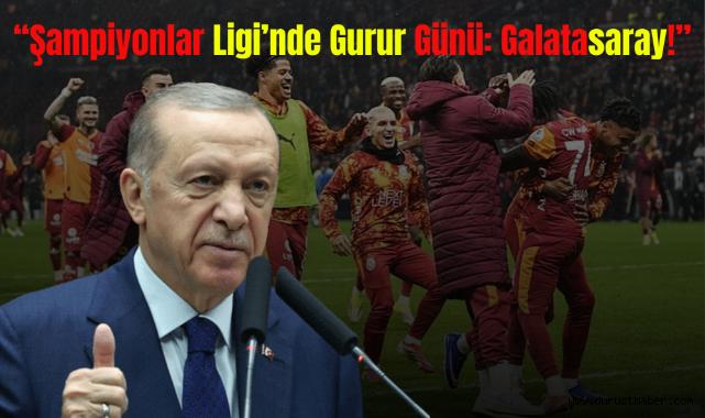 Erdoğan'dan Galatasaray'a Tebrik: