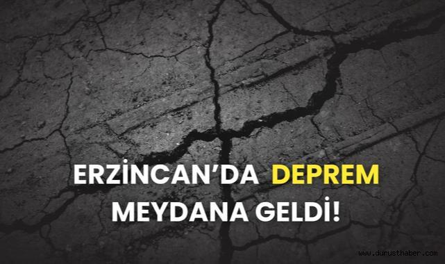 Erzincan’da Deprem Meydana Geldi!