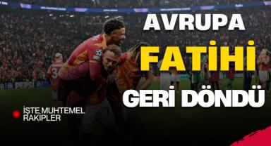 Galatasaray Tarih Yazdı! Muhtemel Rakipler Belli Oldu