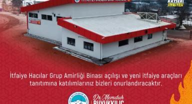 Hacılar’a Yeni İtfaiye Amirliği Binası Hizmete Açılıyor