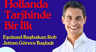 Hollanda Tarihinde Bir İlk: Eşcinsel Başbakan Rob Jetten Göreve Başladı