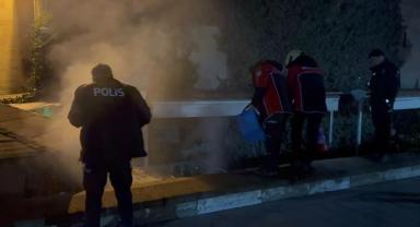 İtfaiyeden Park Yangınına Müdahele