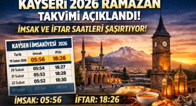 Kayseri 2026 Ramazan İmsakiyesi