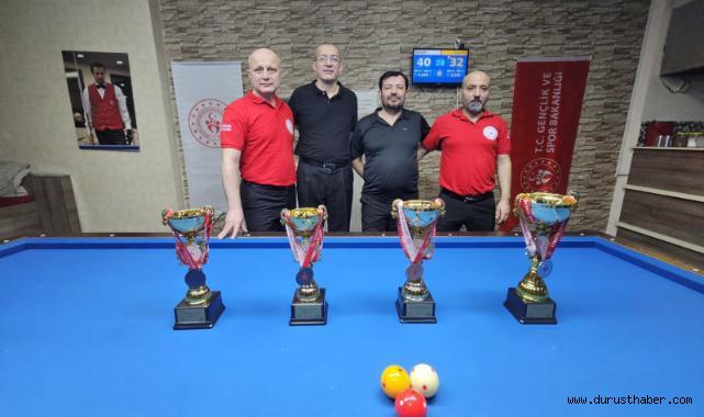 Kayseri 3 Bant Bilardo İl Şampiyonası Sona Erdi