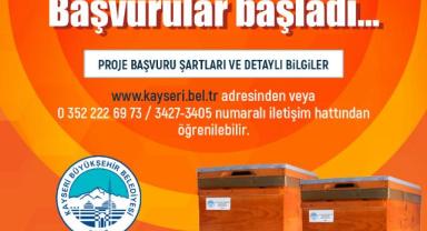 Kayseri Büyükşehir’den Arıcılara Büyük Destek
