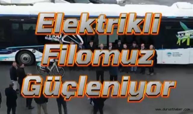 Kayseri Büyükşehir Filoya Yeni Elektrikli Otobüsler ve Bisikletler Ekledi
