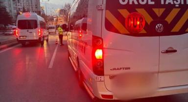 Kayseri’de 164 Servis Aracı Denetlendi: 1 Araç Trafikten Men Edildi