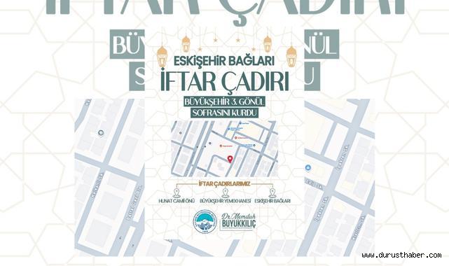 Kayseri’de 3’üncü İftar Çadırı Eskişehir Bağları’nda Açıldı