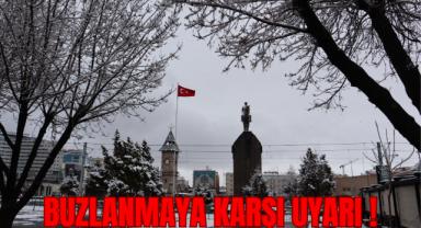 Kayseri'de Kar Yağışı Etkili Oldu, Buzlanmaya Dikkat!