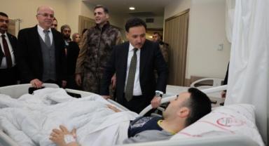 Vali Çiçek, Yaralı Polise Moral Ziyareti Yaptı, Bakan Çiftçi Görüntülü Katıldı