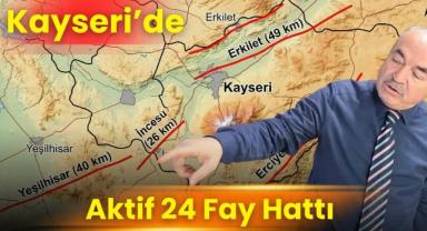 Kayseri'yi Tehdit Eden 24 Fay Hattı 