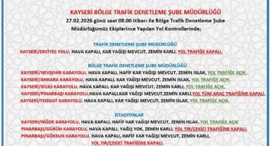 Kayseri Yol Durumu: Hangi Yollar Trafiğe Açık ve Kapalı?