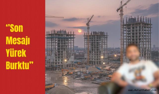 Kayserili Mühendisin Şantiyede Düşüşü Sosyal Medyayı Sarstı