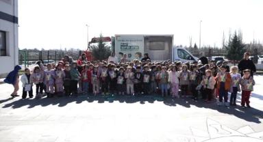 Melikgazi’de Miniklere Sıfır Atık Eğitimi