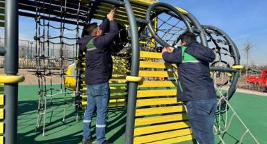 Millet Bahçesi’nde Bakım Seferberliği Sürüyor