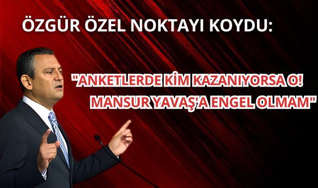 Özgür Özel Noktayı Koydu: