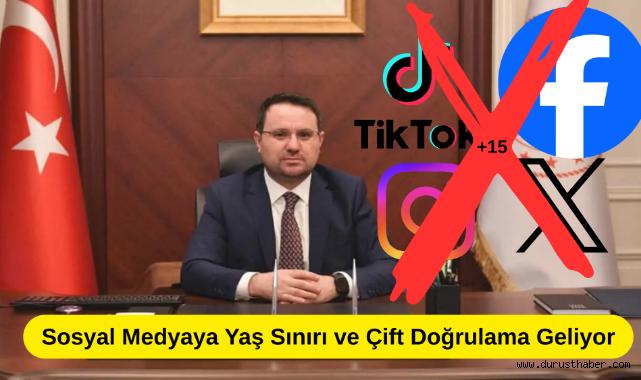 Sosyal Medyaya Yaş Sınırı ve Çift Doğrulama Geliyor