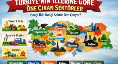 Türkiye’nin İllerine Göre Öne Çıkan Sektörler Haritası