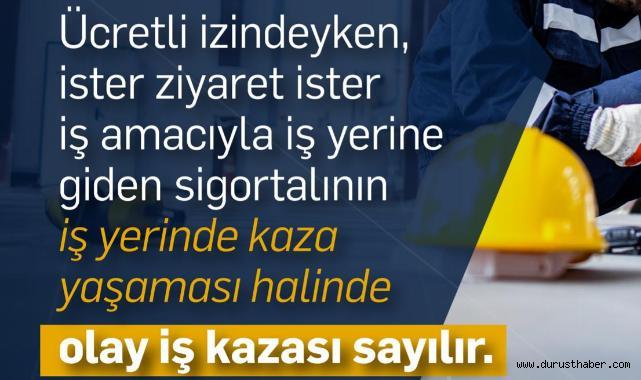 Ücretli İzinliyken Kaza Geçirene Yasal Güvence