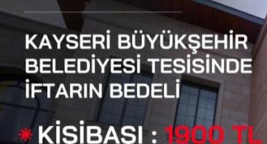 Ülker’den Belediye Tesislerindeki İftar Ücretine Eleştiri