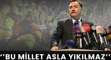 Vali Çiçek: Bu Millet Asla Yıkılmaz