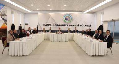 Vali Çiçek'ten İncesu OSB Toplantısı