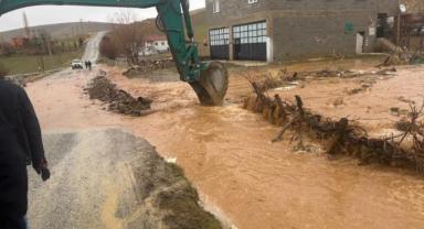Yahyalı’da Selin Ardından DSİ Ekipleri Harekete Geçti