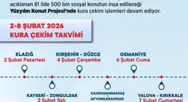 Yüzyılın Konut Projesi’nde Yeni Aşama