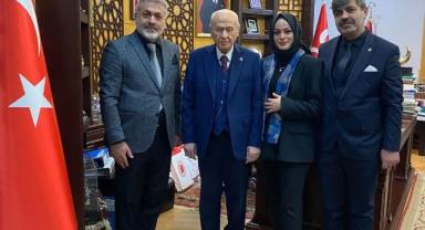 Zaza Dernekler Federasyonu Başkanı Murat Bukan İle MHP Lideri Devlet Bahçeli Görüşme Yaptı