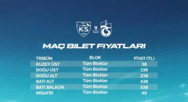 9 Şubat Heyecanı: Kayserispor–Trabzonspor Bilet Fiyatları Açıklandı!