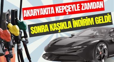Akaryakıta Kepçeyle Zamdan Sonra Kaşıkla İndirim Geldi!