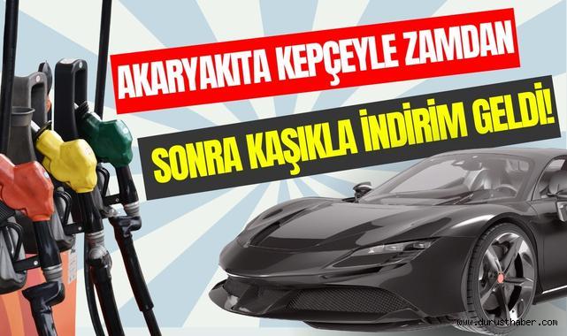 Akaryakıta Kepçeyle Zamdan Sonra Kaşıkla İndirim Geldi!