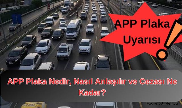 APP Plaka Uyarısı: Cezası, Özellikleri ve Tüm Detaylar
