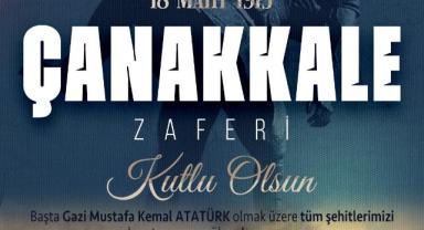 Başkan Büyükkılıç’tan Çanakkale Deniz Zaferi’nin 111. Yılı Mesajı