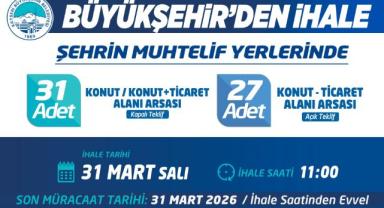 Büyükşehir’den 58 Arsa İçin Dev Satış İhalesi Başlıyor