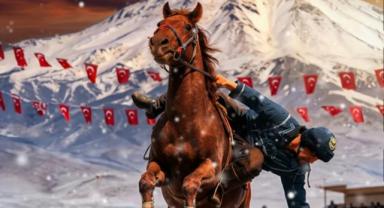 Erciyes Dağı’nda “Kökbörü Oyunları” Heyecanı