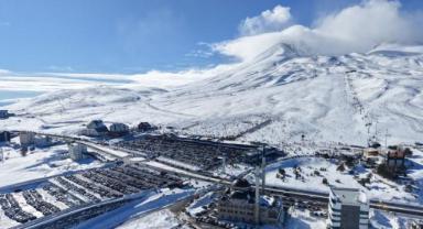 Erciyes’te Kar Kalınlığı 174 Santimetreye Ulaştı