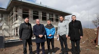 Hacılar’da Cami ve Gençlik Merkezi Projesi Sürüyor