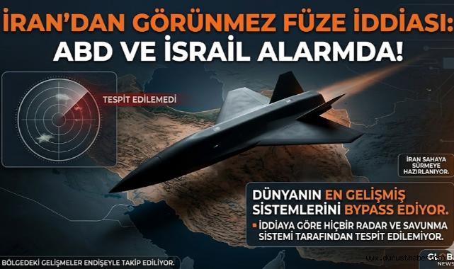 İran’dan Görünmez Füze İddiası: ABD ve İsrail Alarmda!