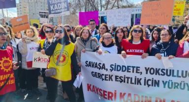 Kayseri’de 8 Mart: Kadınlar Eşitlik İçin Yürüdü