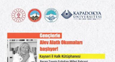 Kayseri’de Kültür Programı! Alev Alatlı Okumaları Başlıyor